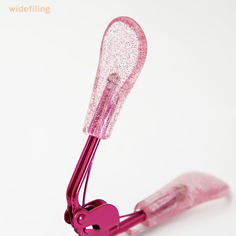 Kẹp Bấm Mi Cong Rộng Bằng Thép Carbon Bền Với 2 Miếng Đệm Silicone