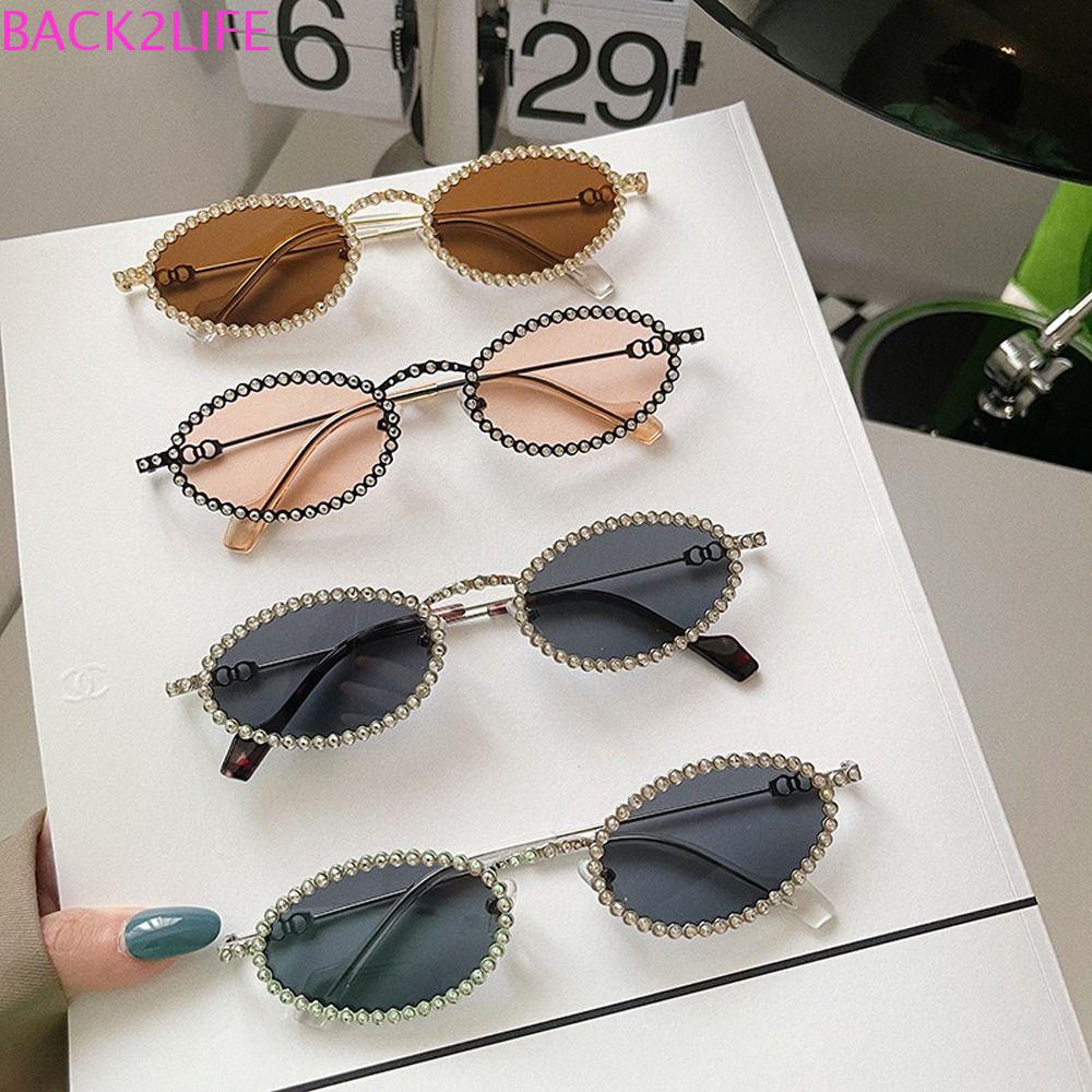 Kính Chống Nắng / Tia UV Gọng Oval Phong Cách Thể Thao Thời Trang Cho Nữ BACK2LIFEKính Mát Thời Trang Ngoài Trời