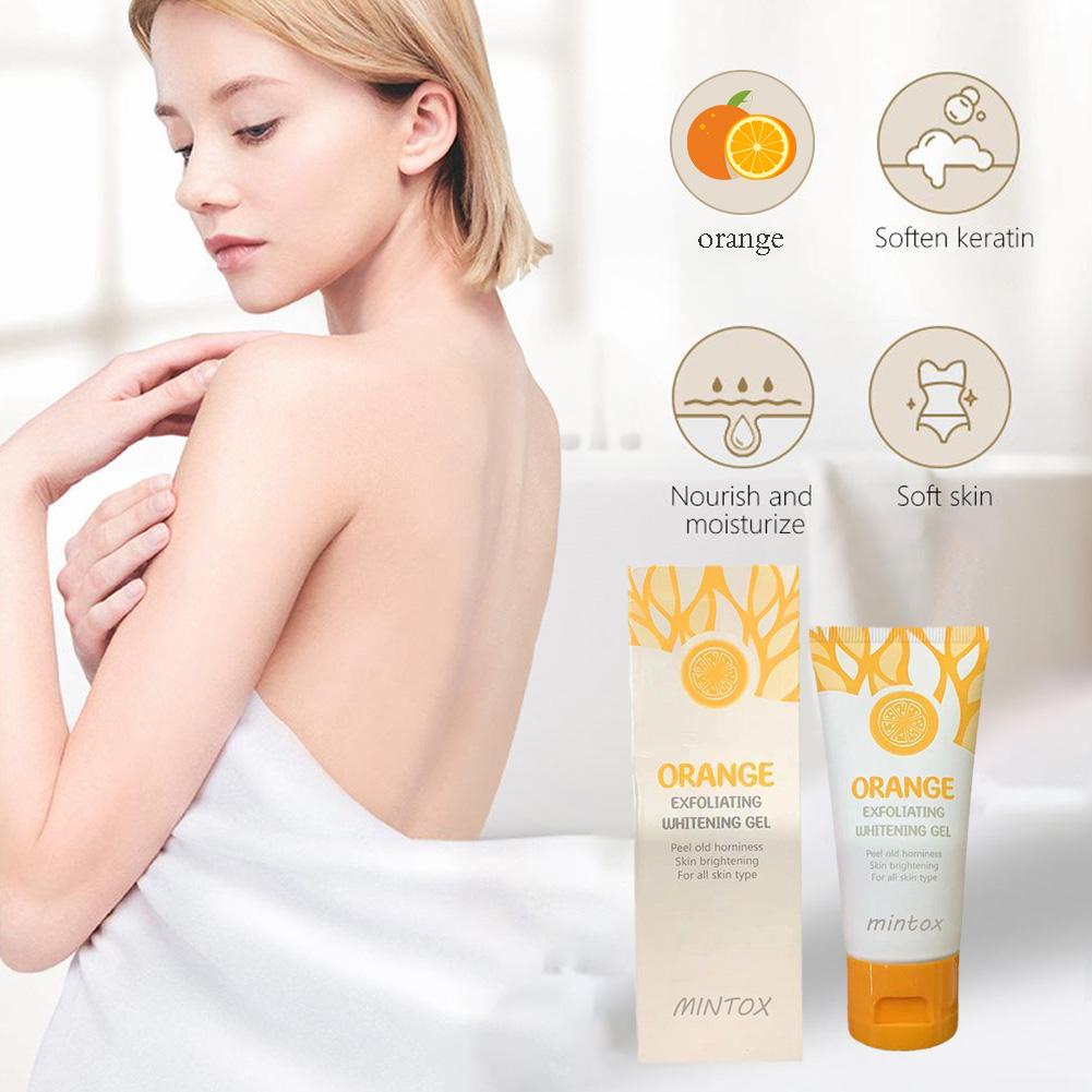 Kem tẩy tế bào chết toàn thân Mintox 50ml Làm trắng da mặt heby1