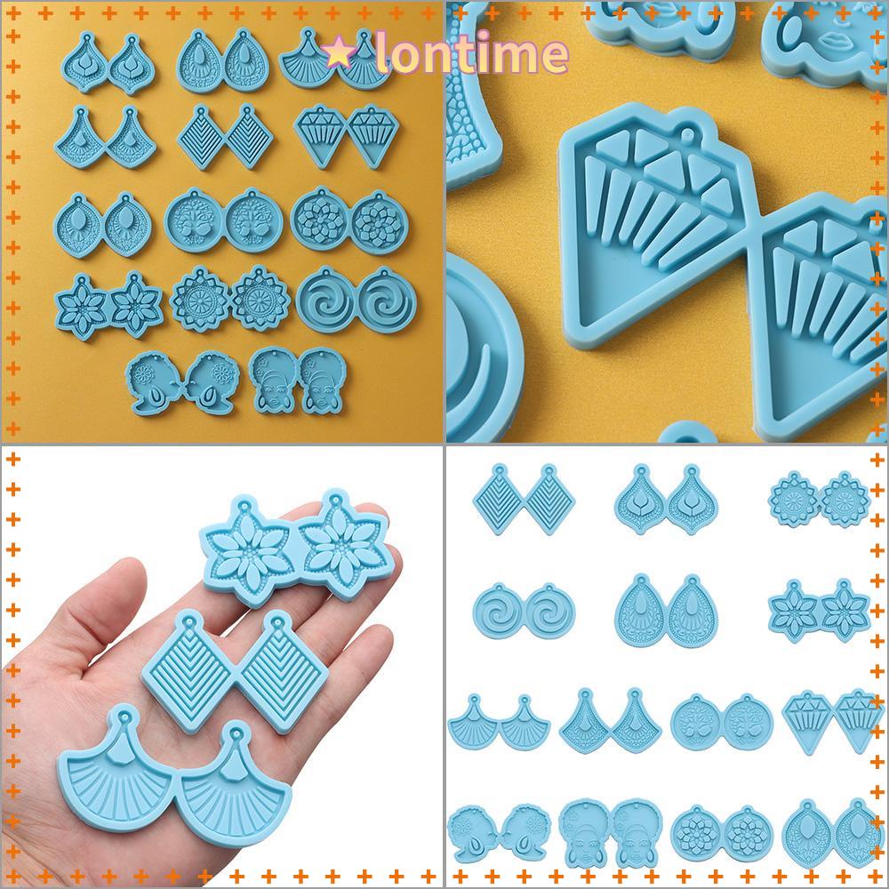 LONTIME Khuôn Silicone Làm Bông Tai DIY Tiện Dụng