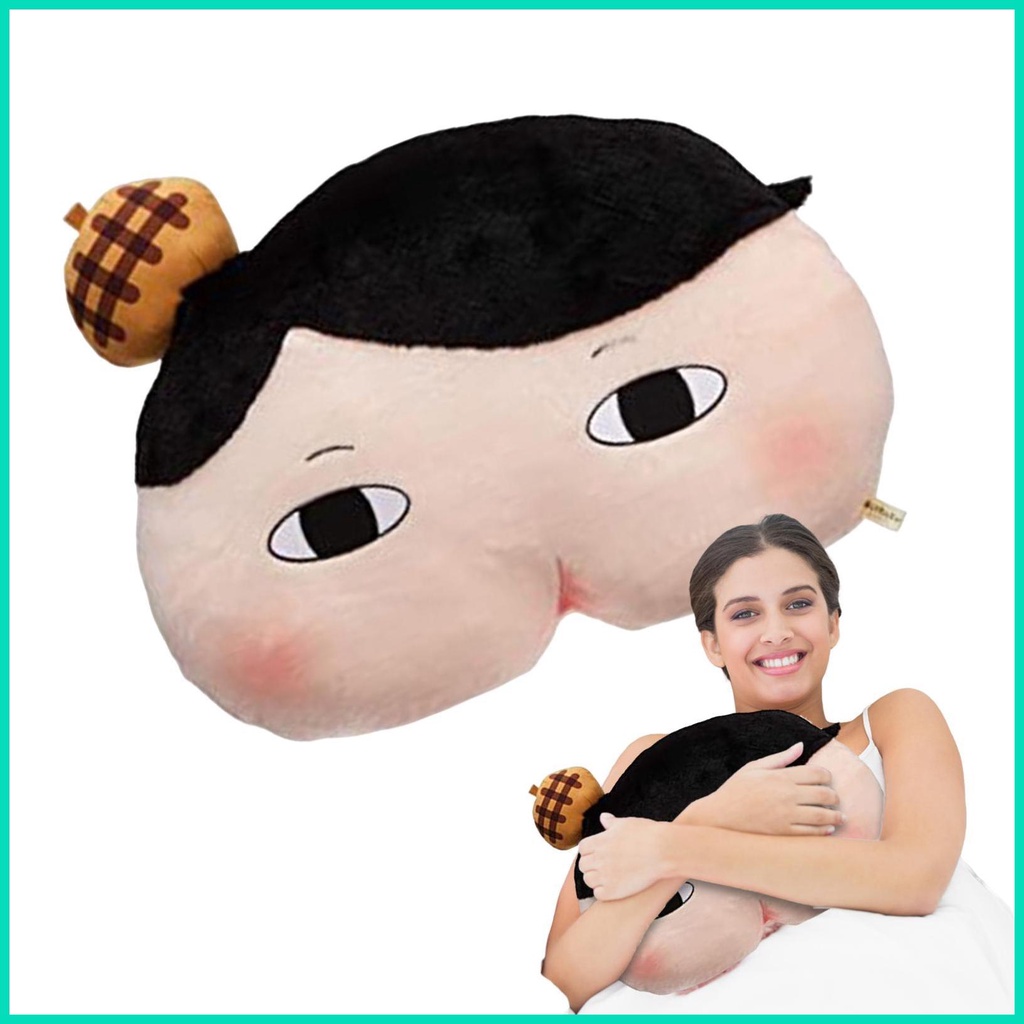 Gối Nhồi Bông Hình Mông Thám Tử Hoạt Hình Siêu Dễ Thương 26cm