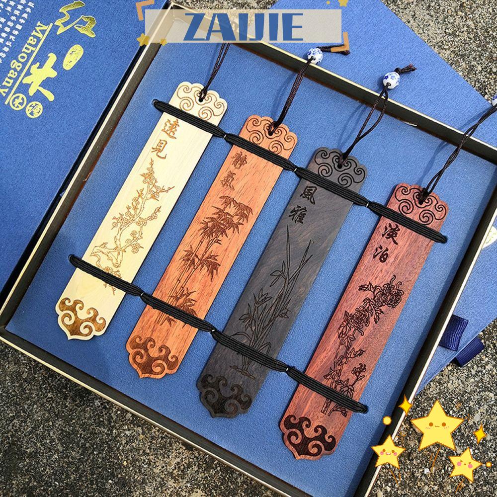 Thẻ Đánh Dấu Trang Sách Bằng Gỗ Tự Nhiên Khắc Chữ Handmade 24 Độc Đáo Trang Trí Nhà Cửa