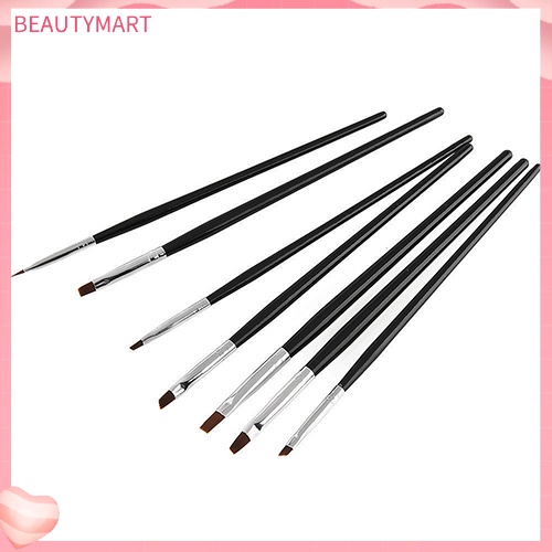 Set 7 Cọ Vẽ Móng Tay Acrylic UV Thiết Kế Di Động