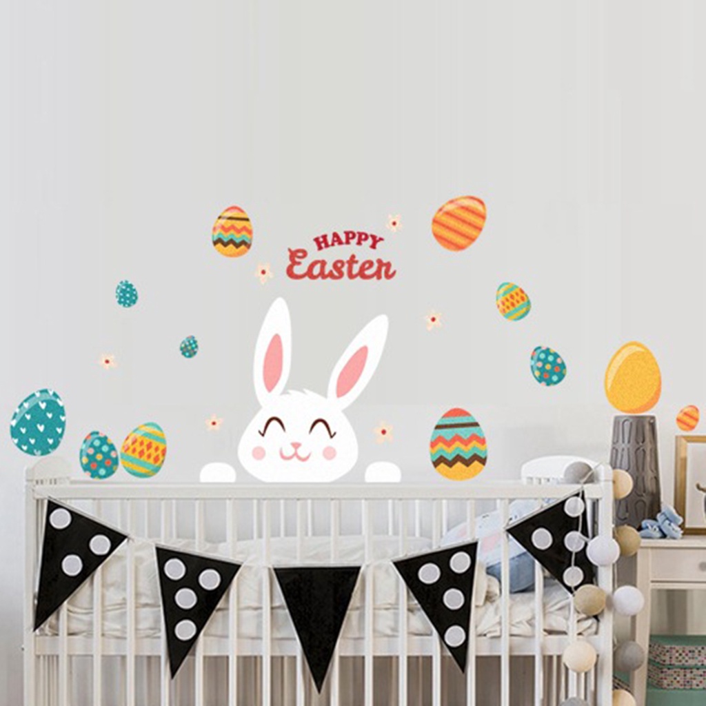 Sticker Dán Cửa Sổ Họa Tiết Hoạt Hình Dễ Thương Bắt Mắt 33x54cm