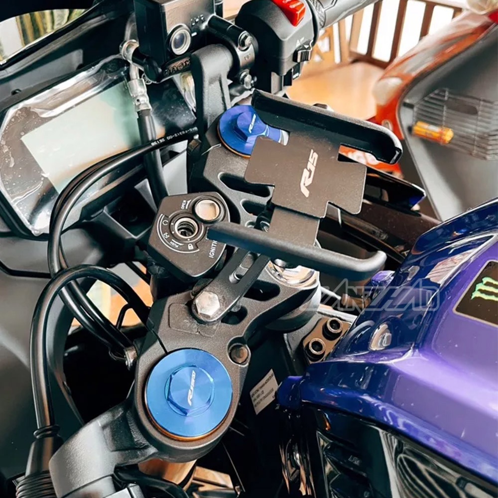 Giá Đỡ Điện Thoại Bằng Nhôm Chuyên Dụng Cho Xe YAMAHA R15m R15v4 R15v3