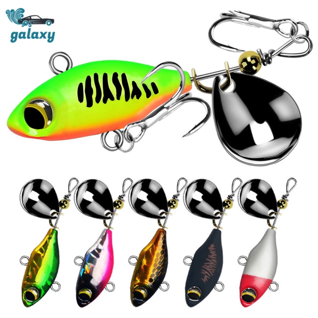 Galaxy Set 6 Mồi Giả Nhử Cá 14g Bằng Nhựa Gắn Kèm Móc Câu