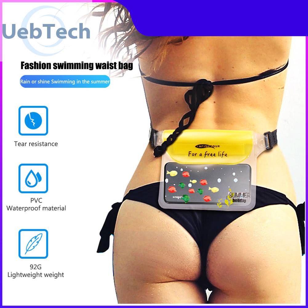 Túi Đựng Điện Thoại Đeo Hông Chống Thấm Nước Tiện Dụng Khi Đi Bơi / Lặn Biển