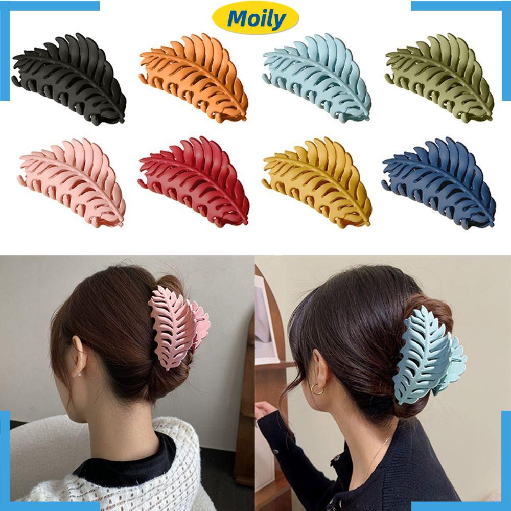 MOILYVN Set 2 Kẹp Tóc Nhựa Hình Cá Mập Dễ Thương