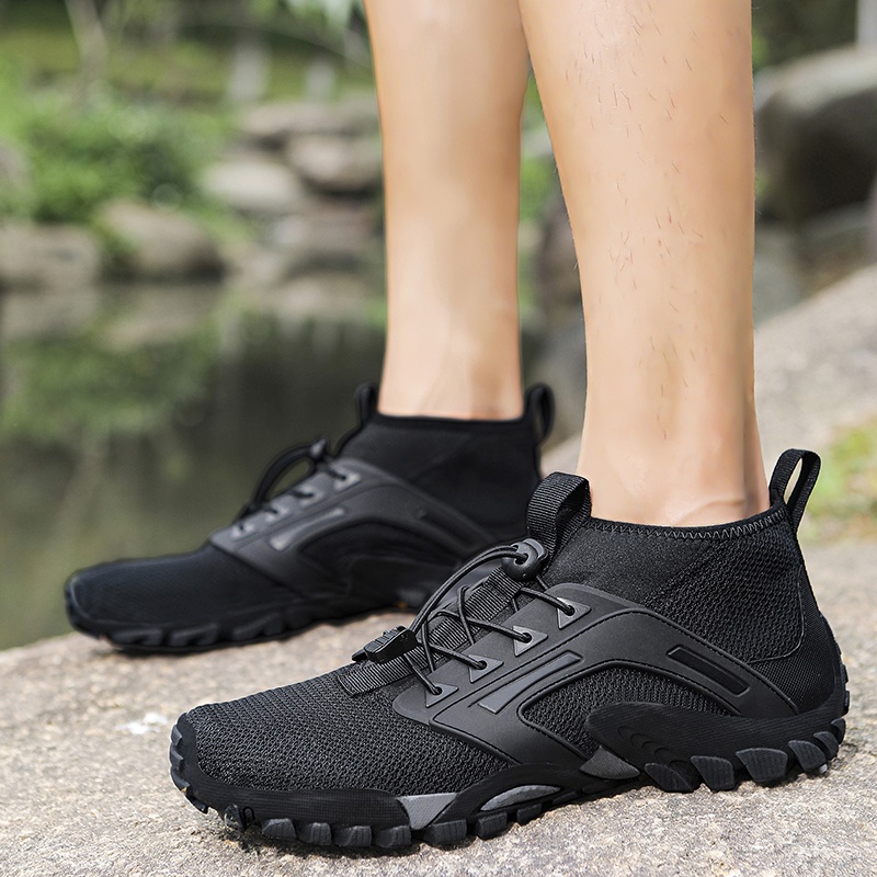 Giày Thể Thao Cổ Cao Chống Trượt Thời Trang Mùa Hè Cho Nam