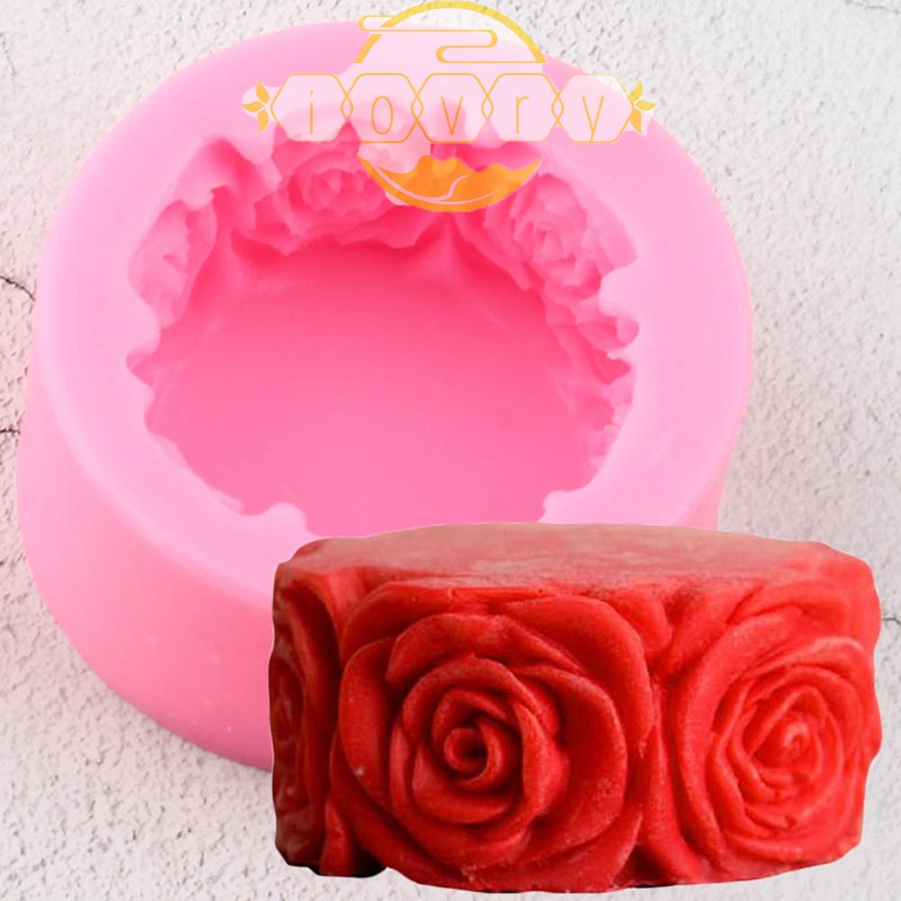 IVORY Khuôn Làm Xà Phòng Hình Hoa Hồng Độc Đáo Tiện Dụng Cho Nhà Bếp