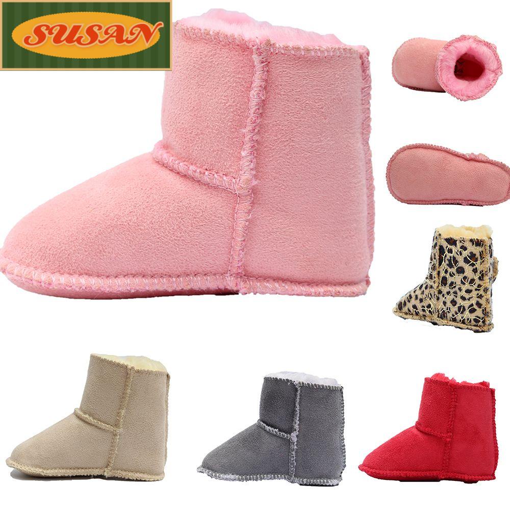 SUSANS Giày Da MềM MạI, HọA TiếT Dễ Thương Cho Bé Sơ Sinh