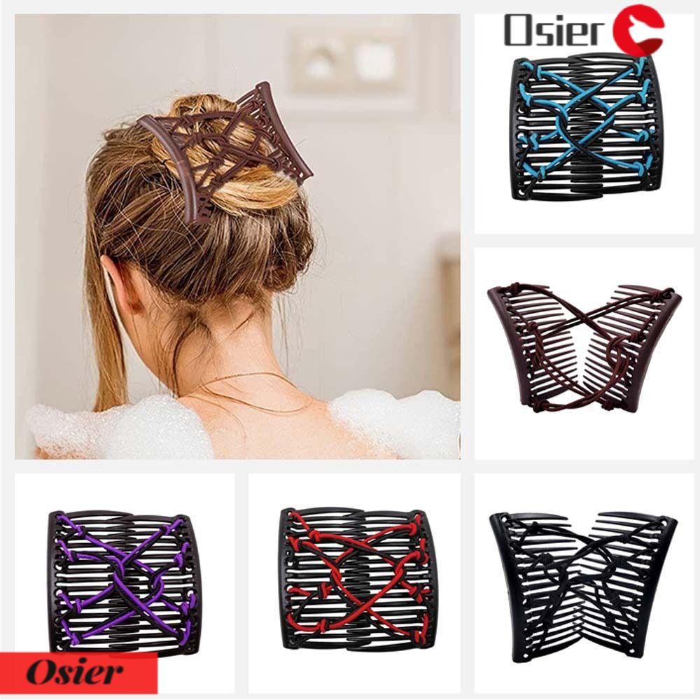 OSIER1 Dây Buộc Tóc Co Giãn 6 Màu Tùy Chọn Cho Nữ