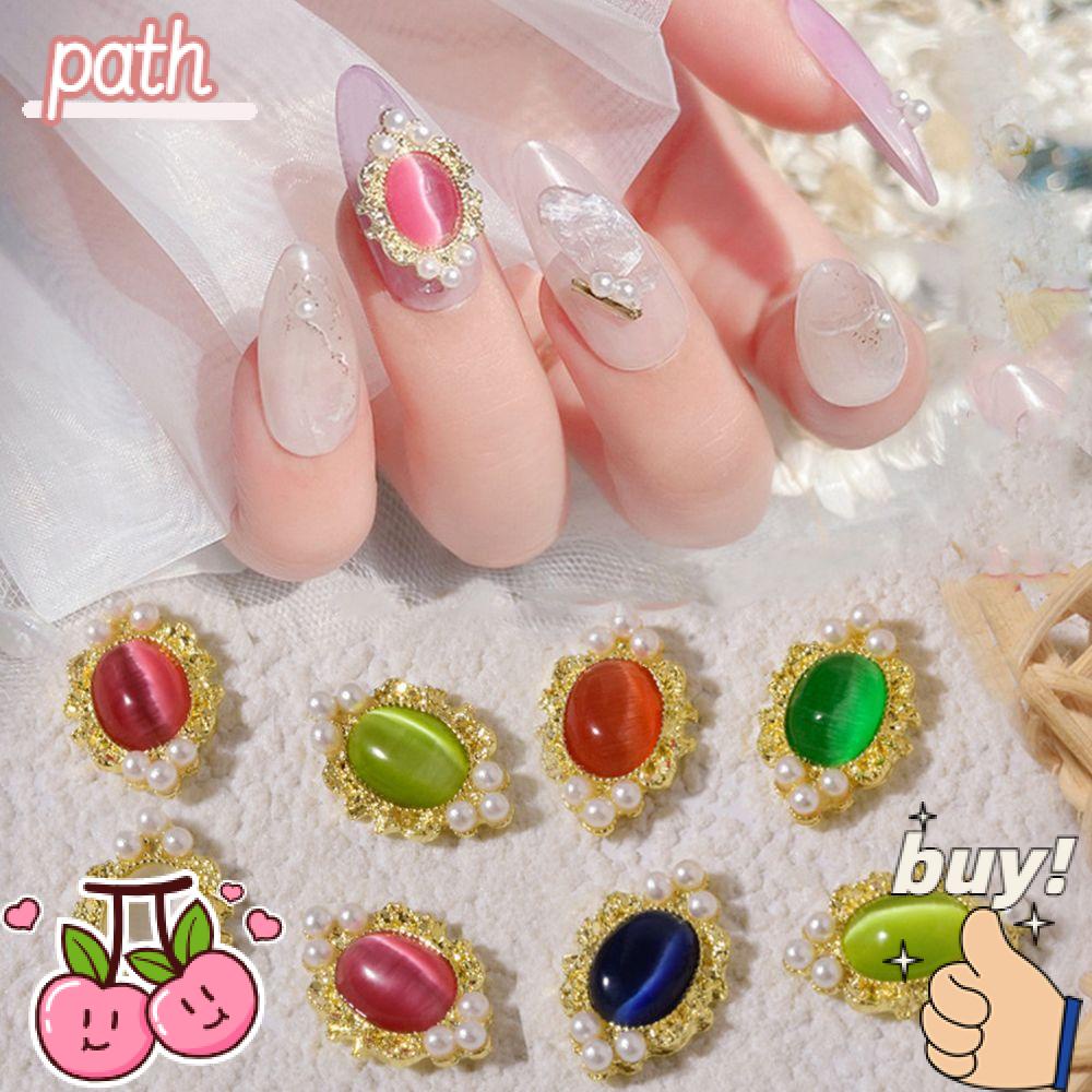PATH Set 5 Phụ Kiện Đính Trang Trí Móng Tay Nghệ Thuật