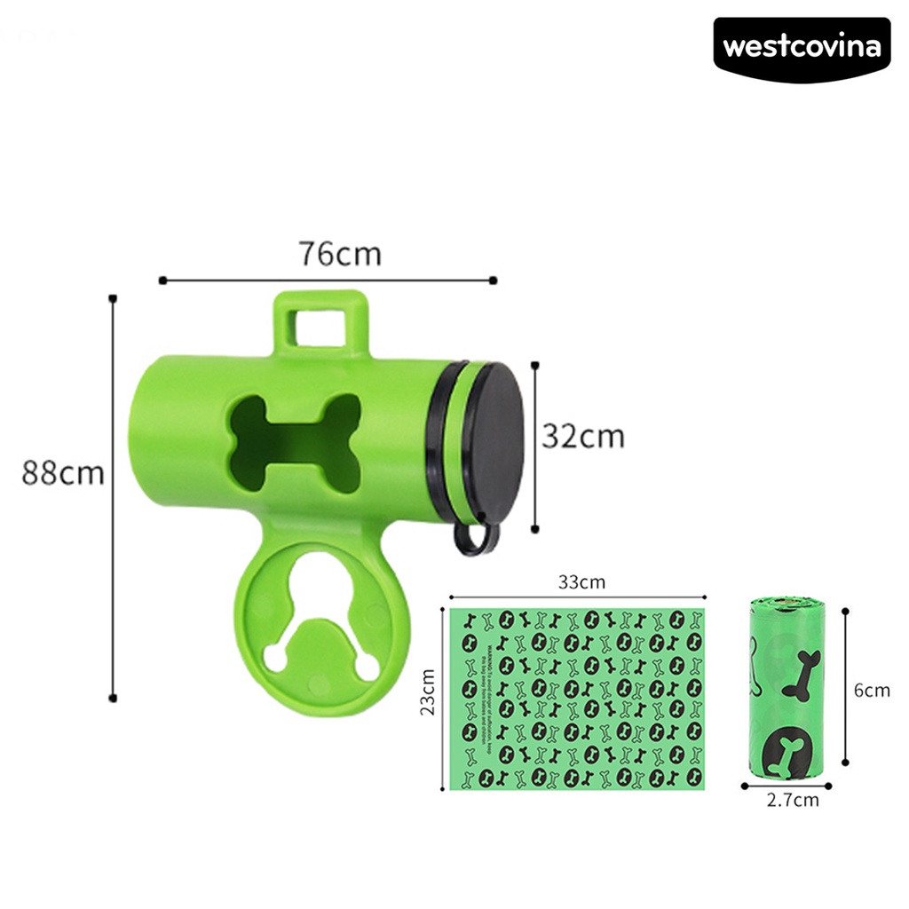 [COD]♞1 Bộ Túi Đựng Chất Thải Cho Thú Cưng Đa Năng Có Thể Tái Sử Dụng Kèm Giá Đỡ