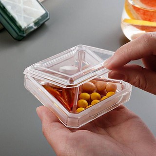 SENSES// Travel Kit Portable Medicine Compartment Box Sealed Anti-Wear Medicine Sharpener Portable Mini Small Tablet Material Sharpener rJmI