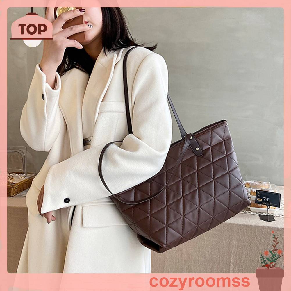 Túi Đeo Vai Sức Chứa Lớn Màu Sắc Đơn Giản Chống Thấm Nước Tiện Dụng Cho