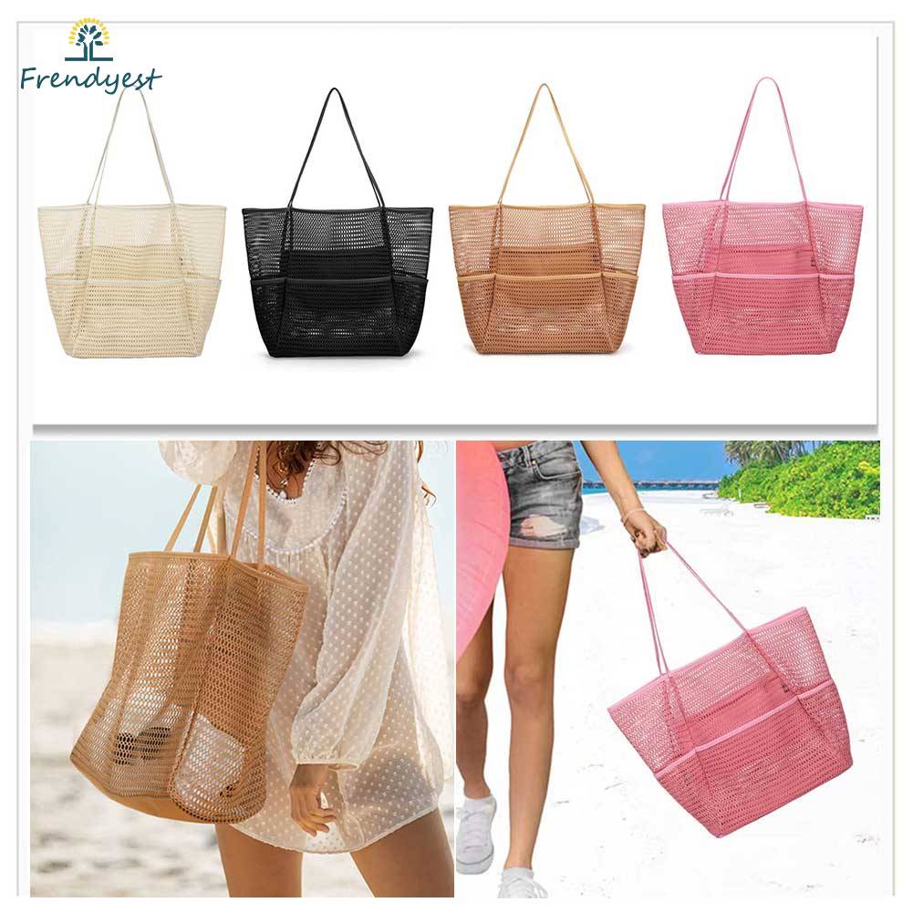 Túi Lưới Đựng Quần Áo Đi Biển / Đi Bơi Thời Trang