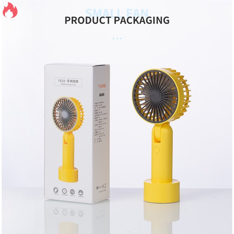 Quạt Mini Cầm Tay Có Thể Sạc Lại Bằng Cổng Usb Tiện Dụng Và Bền