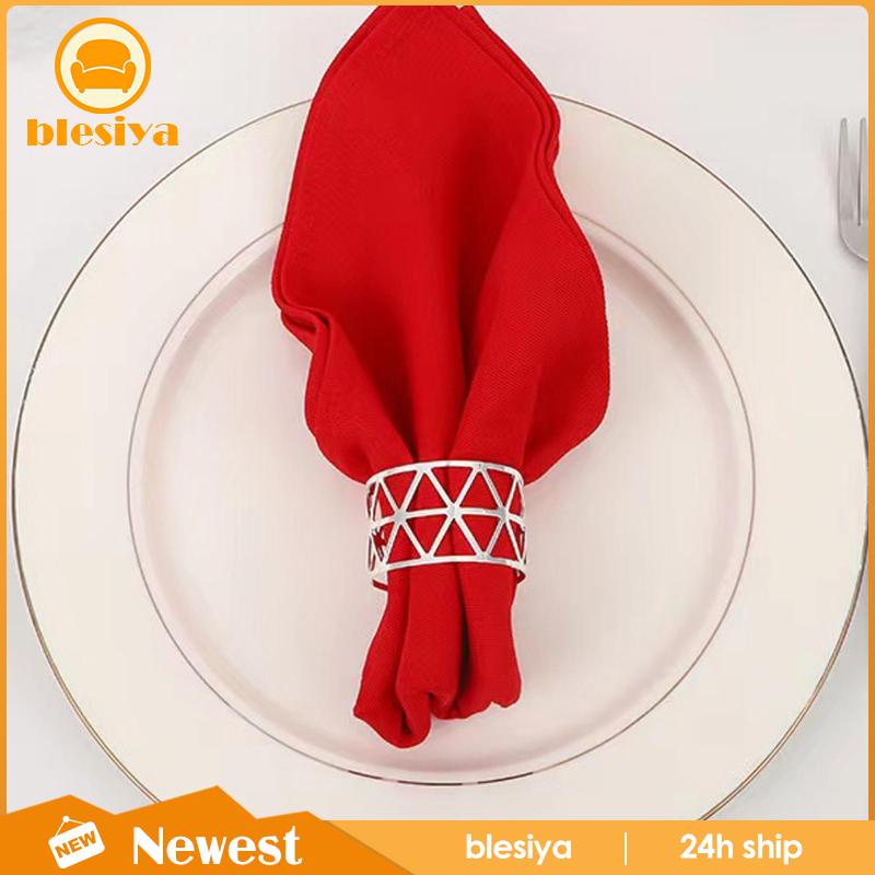 Set 6 Vòng Giữ Khăn Ăn Trang Trí Thời Trang Cho Tiệc Cưới