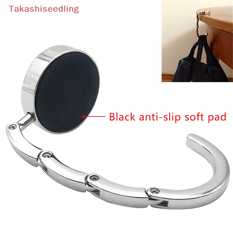 1 Móc Treo Túi Xách Hình Tròn Bằng Pha Lê Gấp Gọn Tiện Dụng