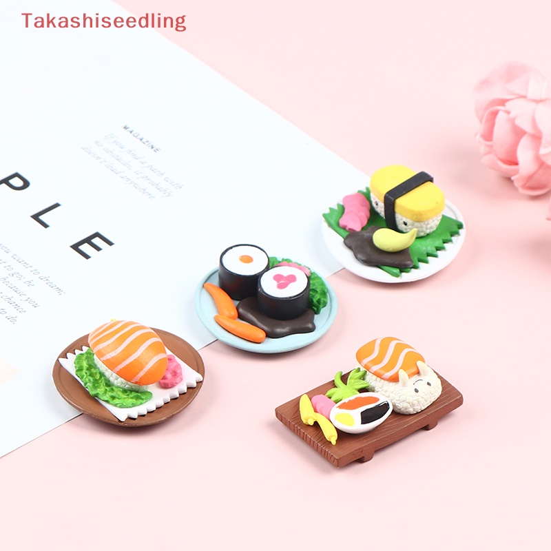 Mô Hình Sushi Mini Tỉ Lệ 1: 6 Trang Trí Nhà Búp Bê Phong Cách Nhật Bản