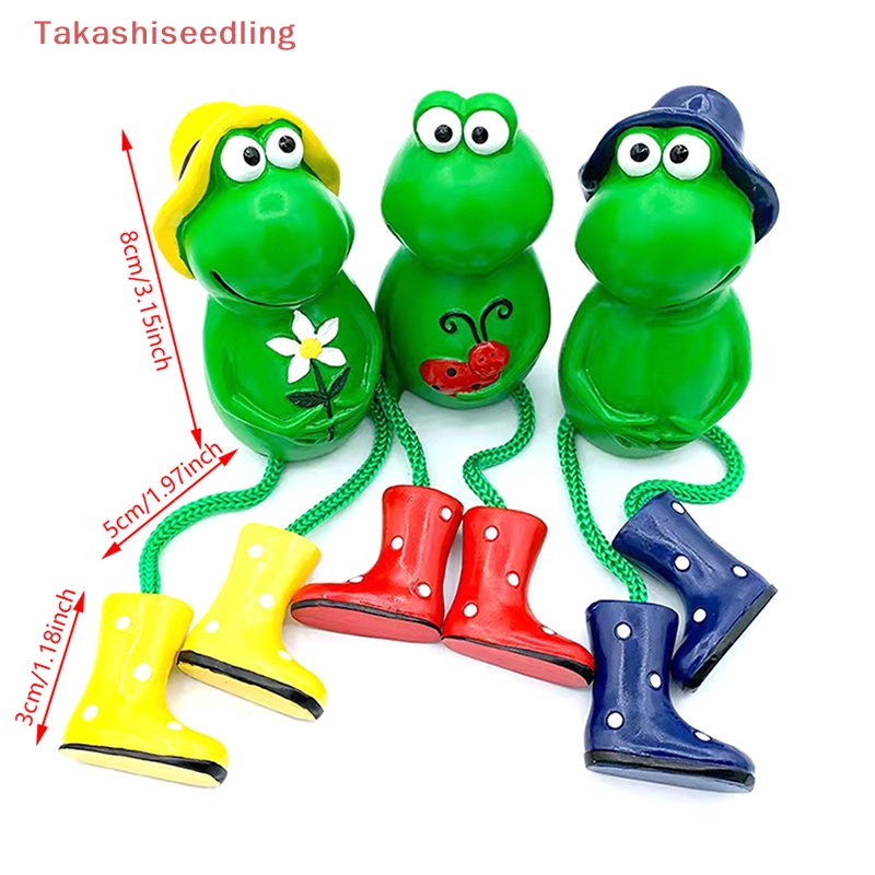 Set 3 Mô Hình Chú Ếch Trang Trí Sân Vườn