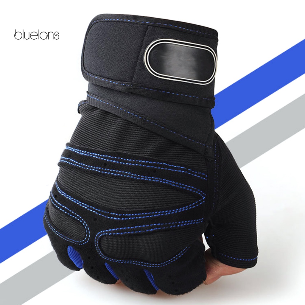 Găng Tay Thể Thao Hở Ngón Thoáng Khí Cho Nam