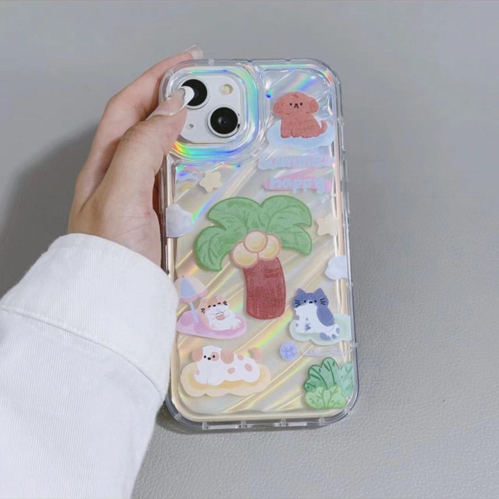 Ốp Điện Thoại Mềm Trong Suốt In Hình Cún Bơi Lội Dễ Thương Cho Iphone XR XiPhone12PRO147PLUS8 / Apple ADH5