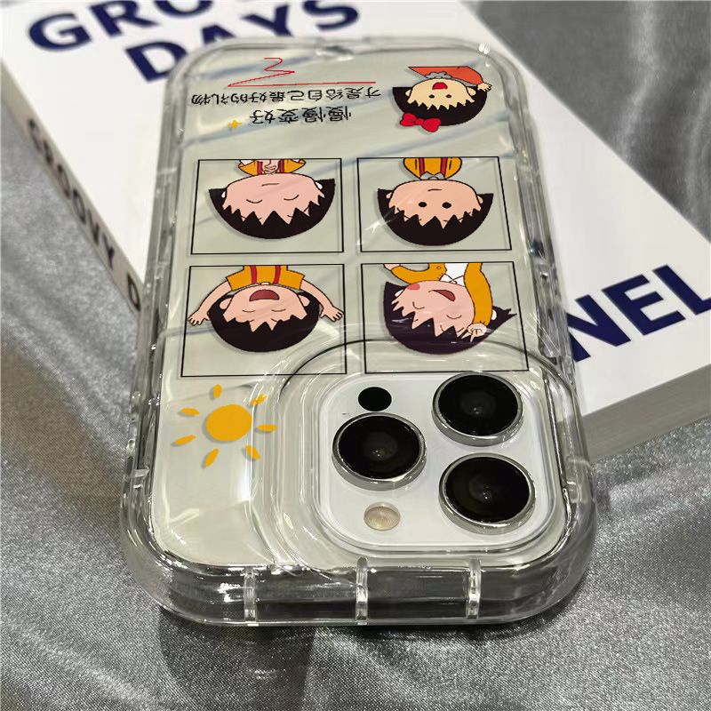 Ốp Điện Thoại Mềm Trong Suốt In Hình Maruko Dễ Thương Cho iPhone14promax 1312 / 11 7 / 8plus xr / sins RKI7