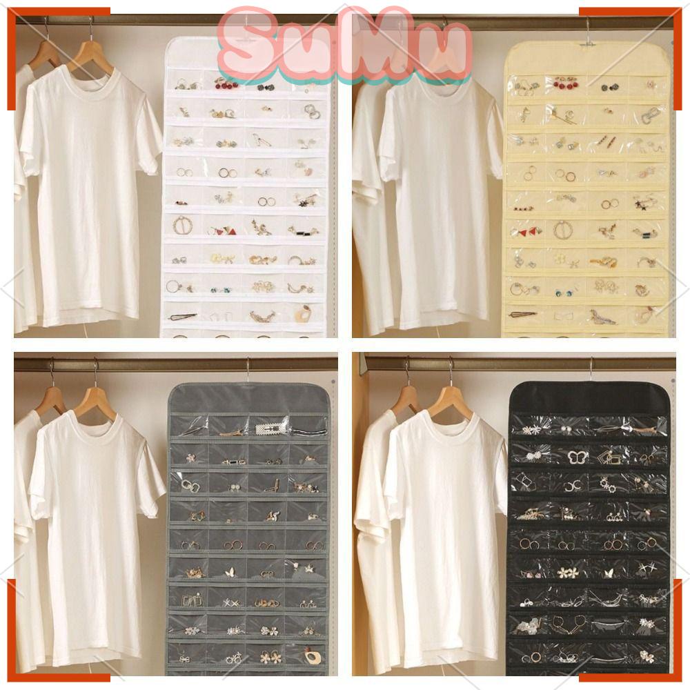 Bộ 2 Giá Đỡ Trang Sức Bằng Vải Không Dệt 2 Màu Tùy Chọn Tiện Dụng