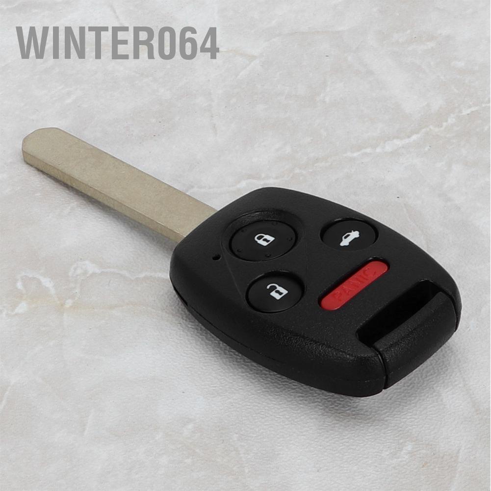 Winter064 313.8 Tần số 4 Nút nhập Chìa khóa ô tô từ xa có chip Phù hợp cho Honda Civic06-11