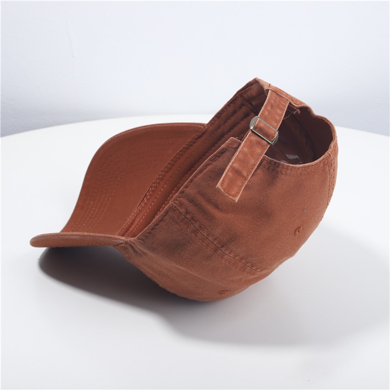 LINJW Mũ Lưỡi Trai Cotton Mềm Thêu Chữ Phong Cách Hàn Quốc