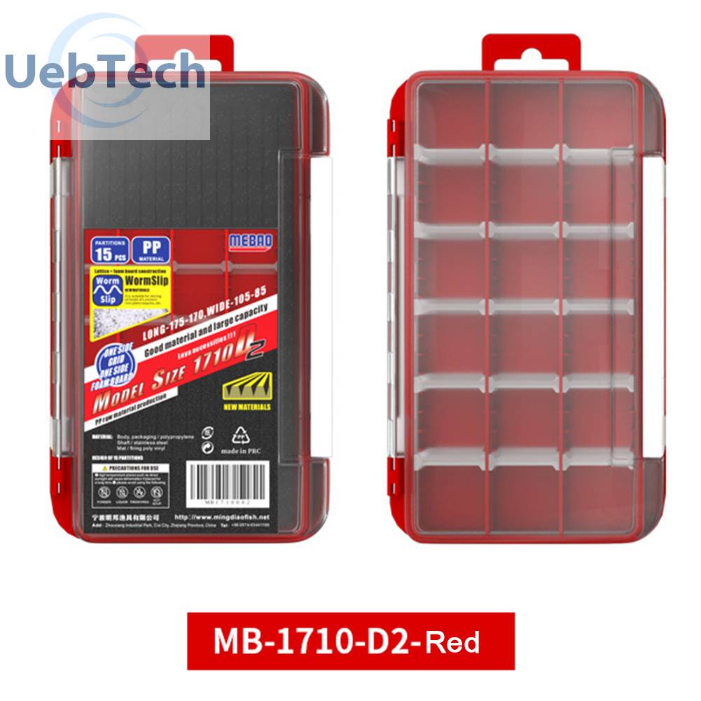 Hộp Đựng Mồi Câu Cá 2 Tầng Chống Thấm Nước Ốp