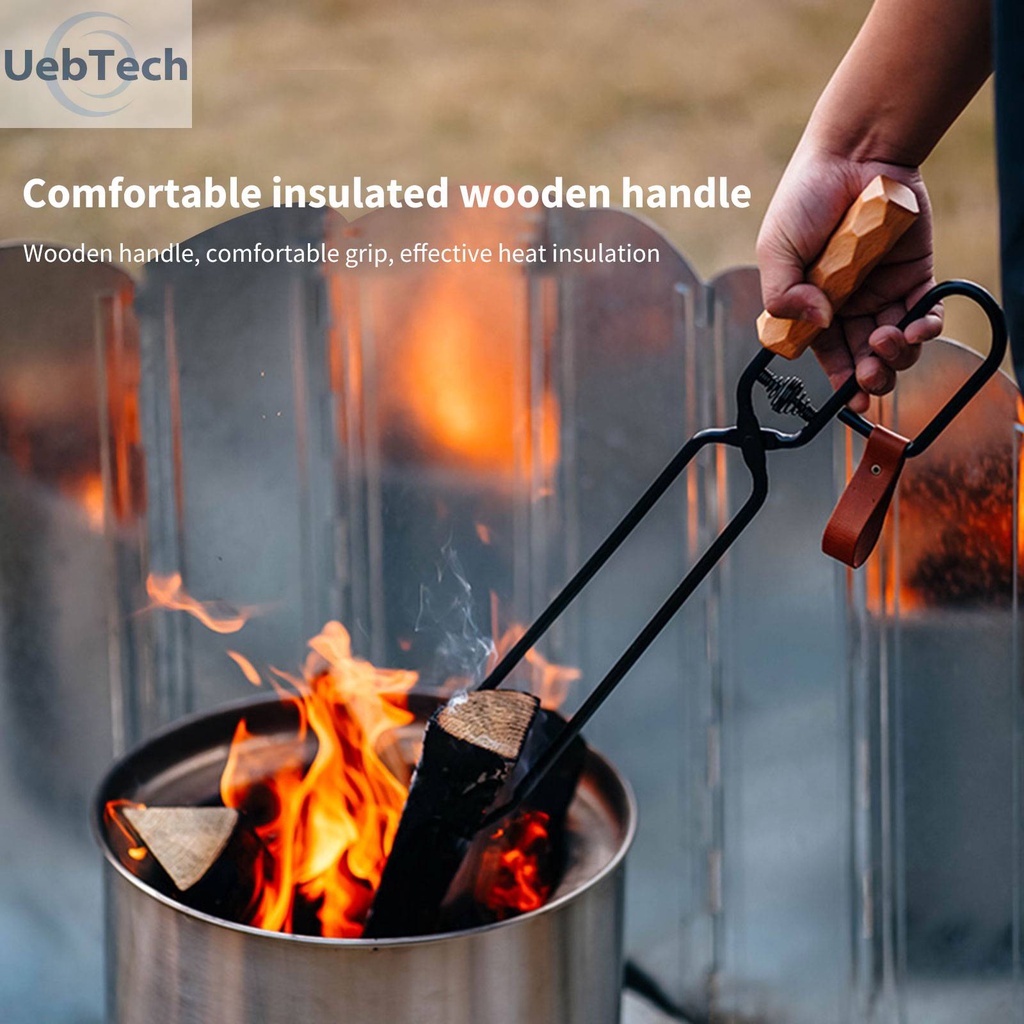 Kẹp Cố Định Củi Cắm Trại Bằng Sắt Tiện Dụng