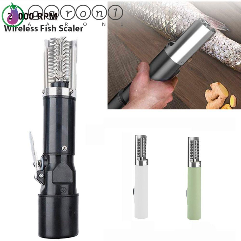 AARON1 Dụng Cụ Làm Sạch Vảy Cá Không Dây Sạc USB