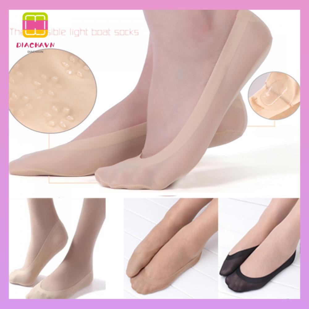 DIACHAVN Tất Cổ Thấp Phối Ren Thời Trang Cho Nữ