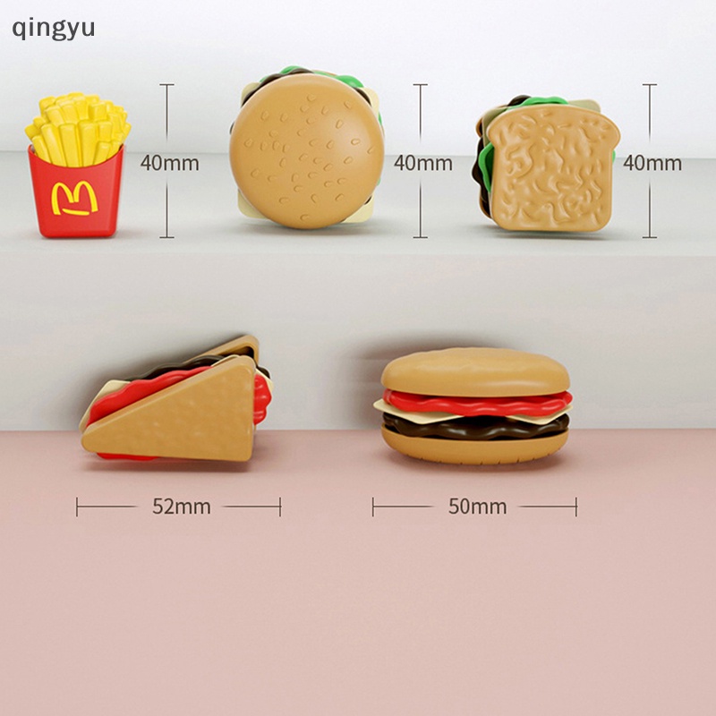 Bộ Đồ Chơi Cắt Bánh Sandwich Khoai Tây Chiên DIY Cho Bé