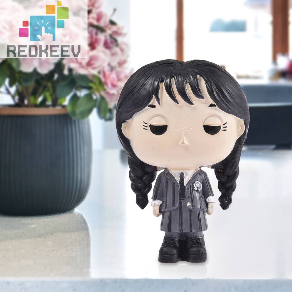 Mô Hình Nhân Vật Addams Bằng Nhựa Resin Trang Trí Tivi