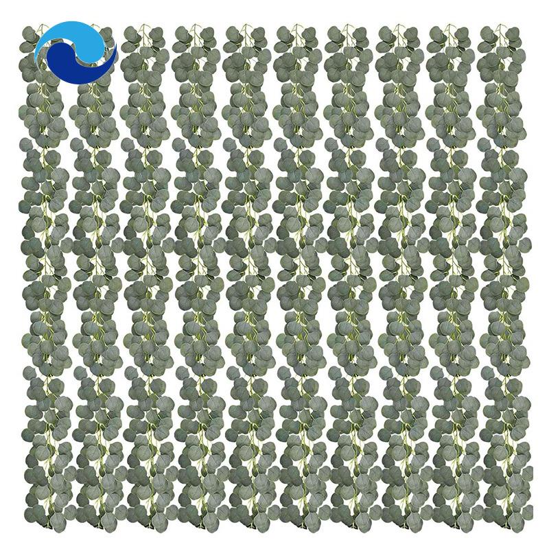 Set 10 Dây Lá Bạch Đàn Nhân Tạo Dùng Để Trang Trí 60Ft