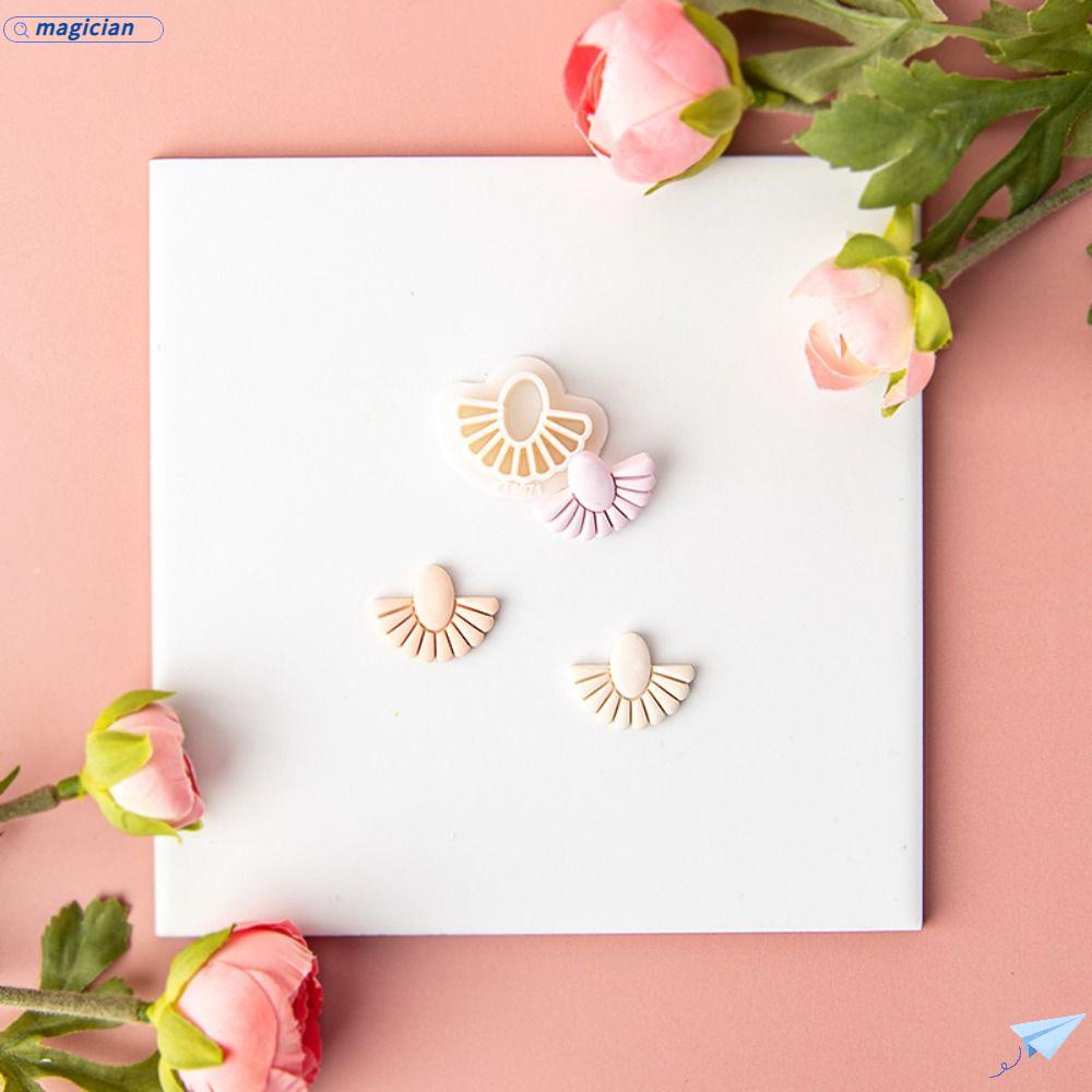 MAG 2 Khuôn Cắt Bông Tai Mềm Hình Quạt