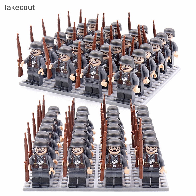 Lt Khối Đồ Chơi Lắp Ráp Mô Hình Quân Đội Đức Liên Xô US UK China Bricks hye