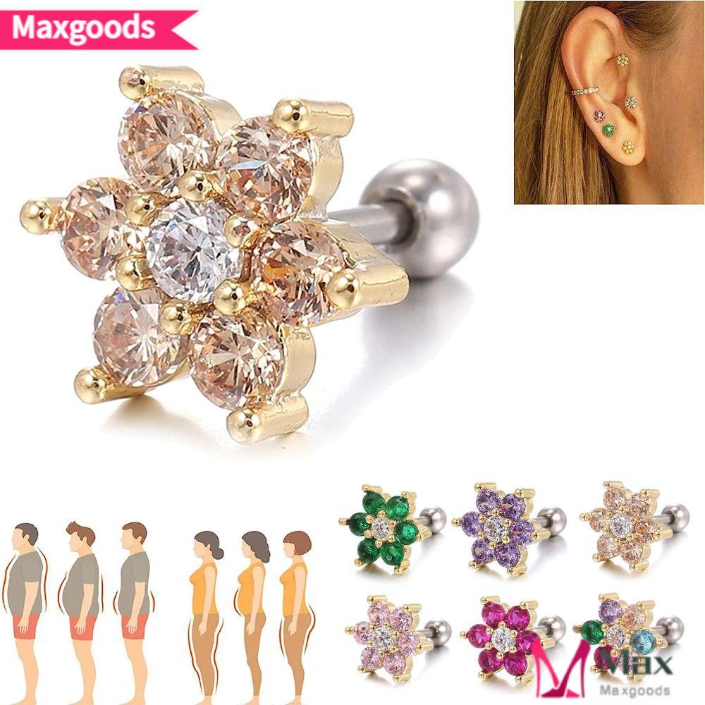 MAXG Bông Tai Bằng Đồng Phong Cách Đức Nữ Tính