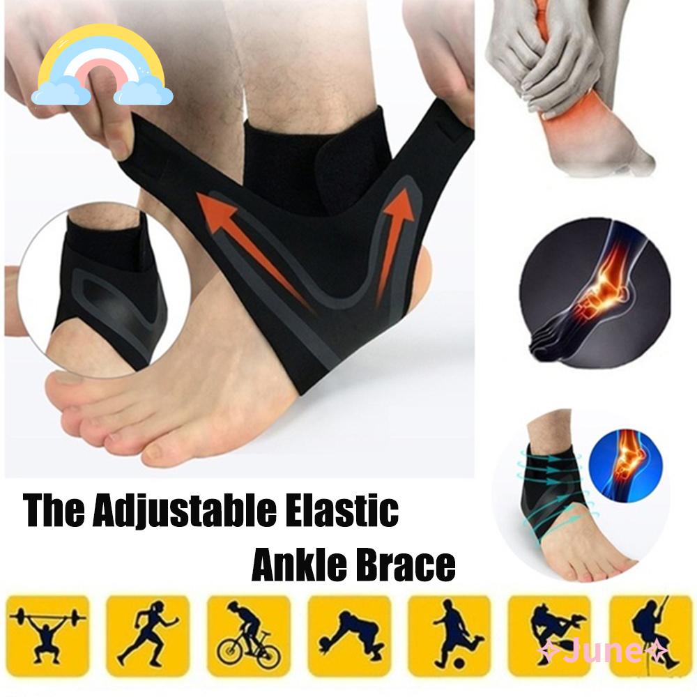 JUNE 1 Băng Quấn Bảo Vệ Mắt Cá Chân Co Giãn Chống Bong Gân Có Thể Điều Chỉnh