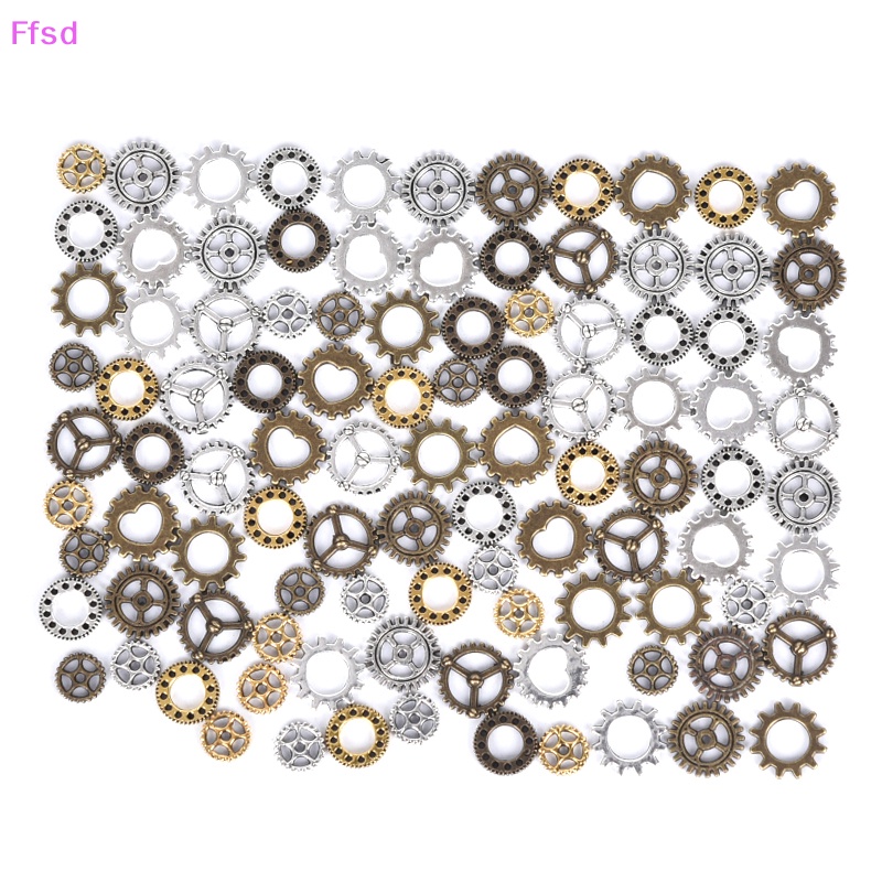 Set 100 Mặt Dây Chuyền Hình Bánh Răng Mini DIY