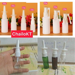 Xịt mũi, chai xịt mũi, chai họng 5ml 10ml 15ml 20ml 30ml, vỏ lọ xịt mũi, chai xịt rửa mũi, vỏ lọ xịt đựng thuốc,chailokt
