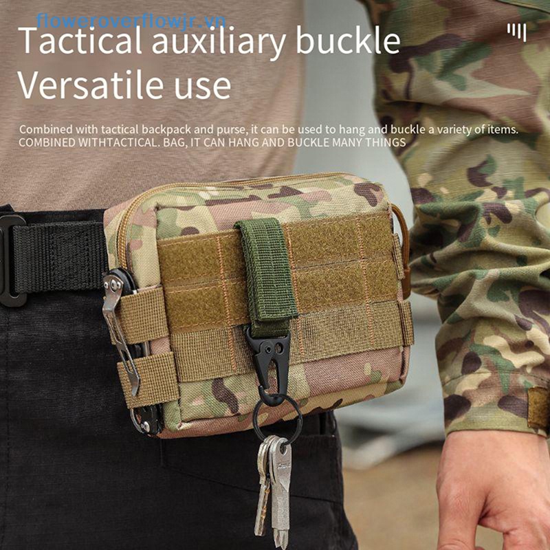 Fjr Túi Đựng Chìa Khóa Đa Năng Bằng nylon Có Khóa Cài Cho Hoạt Động Ngoài Trời