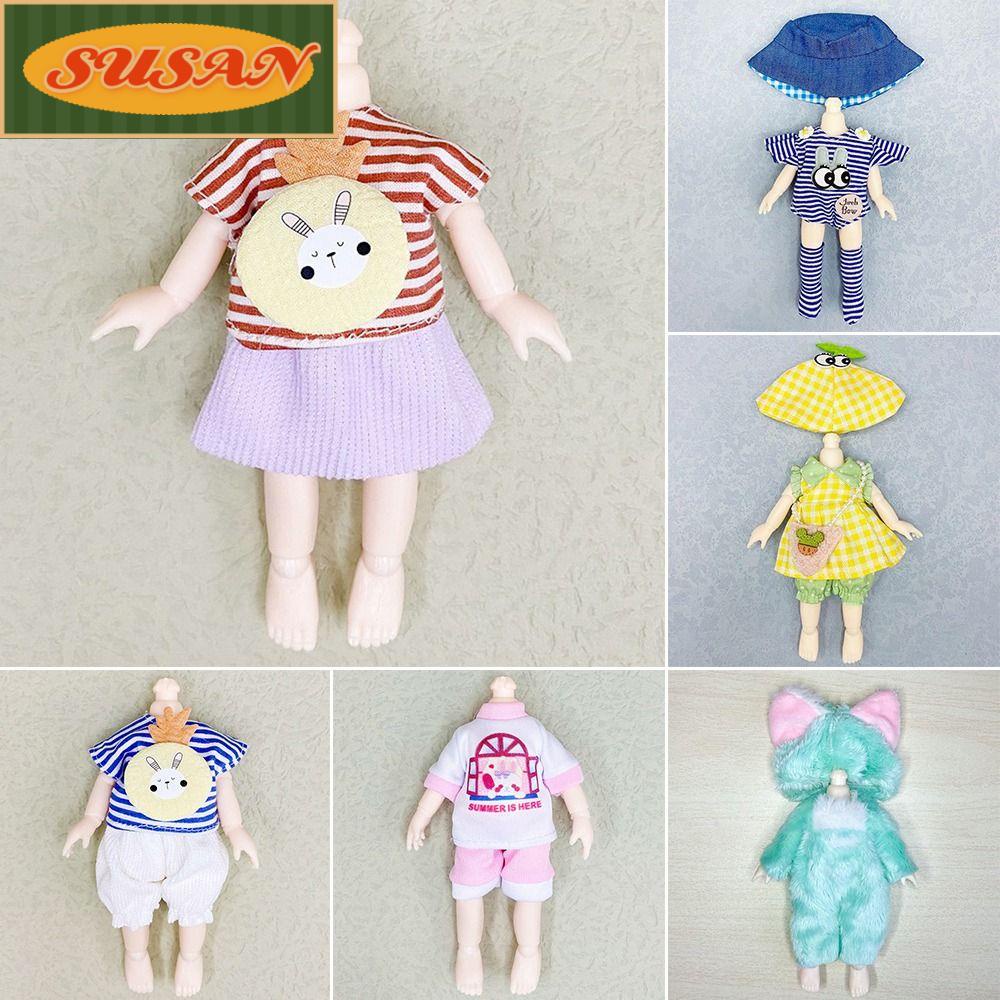 SUSANS Đầm Đồ Chơi Búp Bê 1 / 12Bjd Molly Tỉ Lệ 1 / 11 Ob11 Ob16~17cm