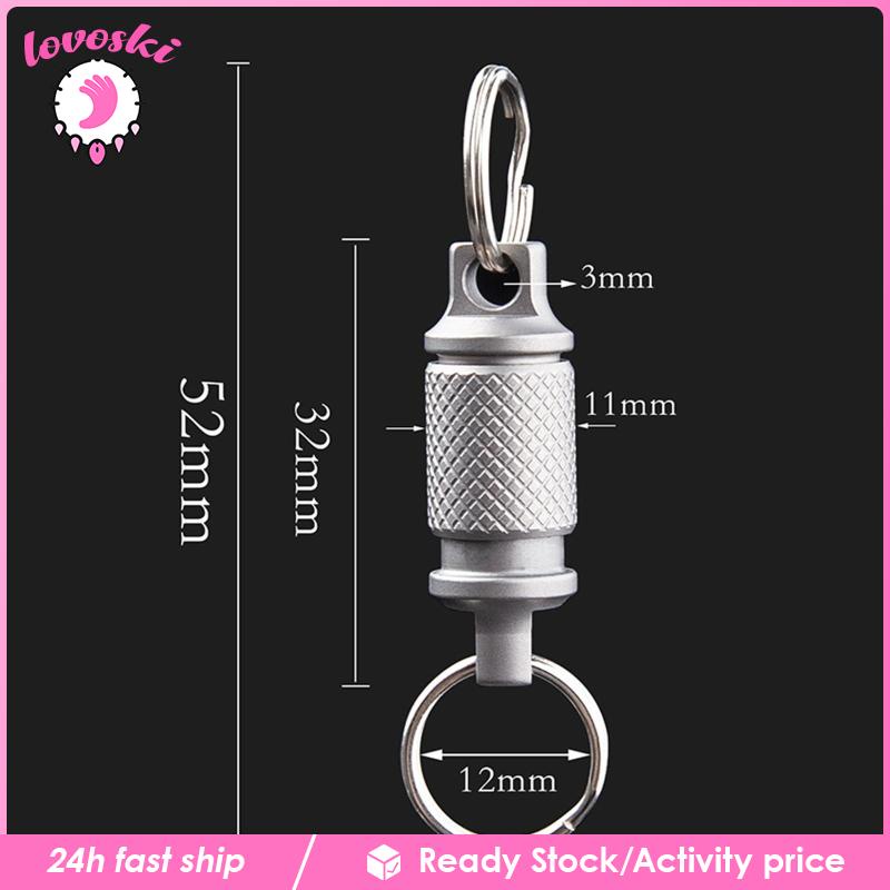 Giá Đỡ Chìa Khóa Đeo Thắt Lưng Bằng Hợp Kim Titan Dành Cho Nam Nữ