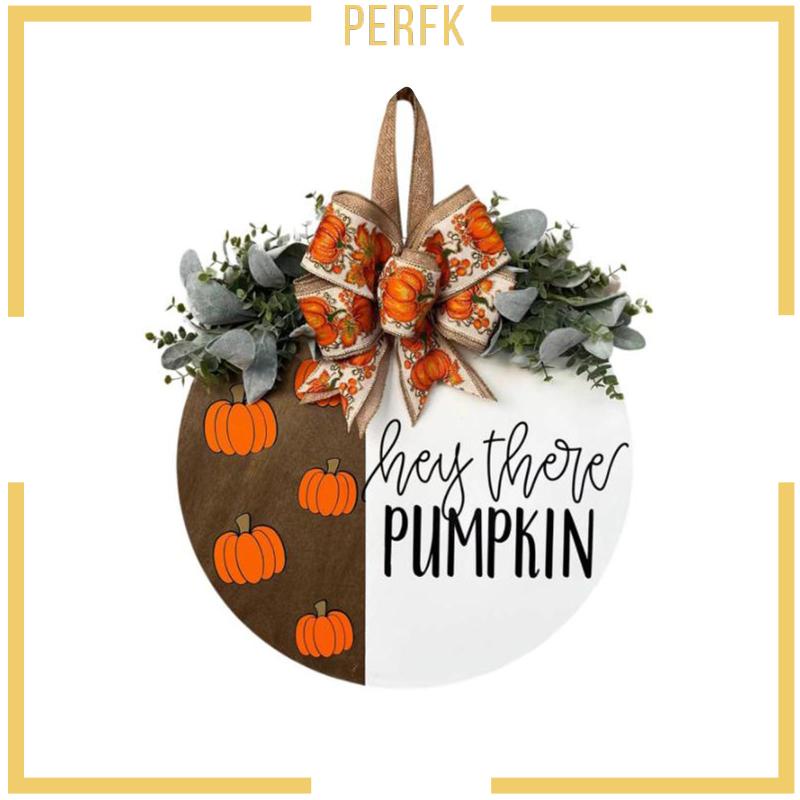 Bảng Hiệu Treo Cửa Hình Bí Ngô Trang Trí Lễ Tạ Ơn