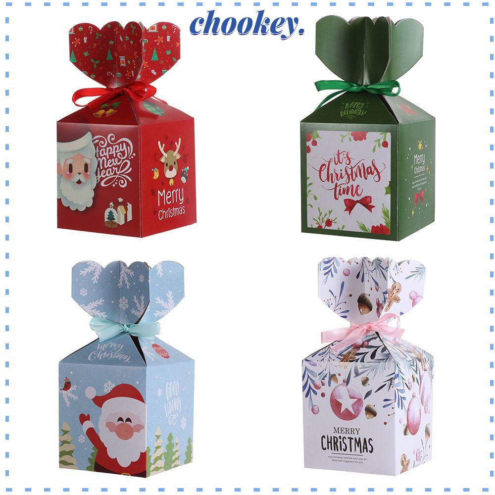 CHOOKEY 1 Túi Giấy Đựng Kẹo Hình Ngôi Sao Trang Trí Giáng Sinh